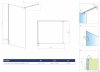 Radaway Essenza Pro White 55x200 kabina Walk-in 10103055-04-01